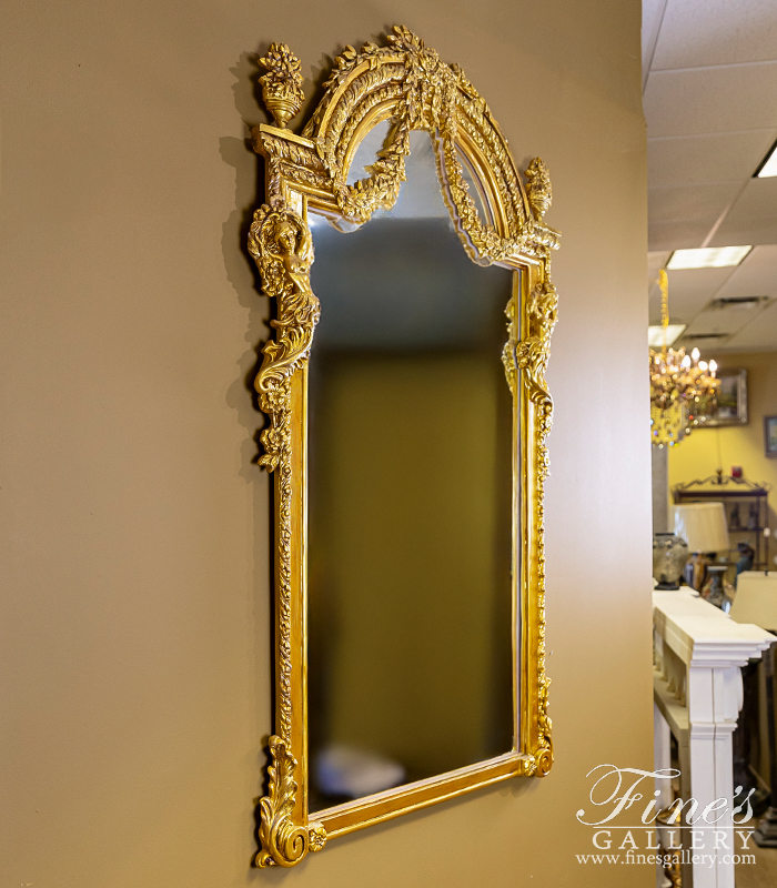 Mirror Mirrors  - Stunning Louis XV Gold Mirror  - MIRR-008